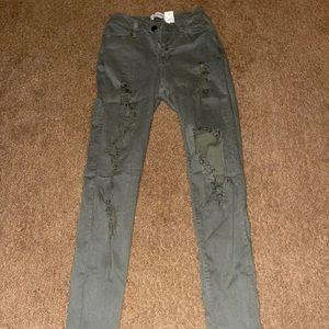 Vibrant Green Skinny Jeans